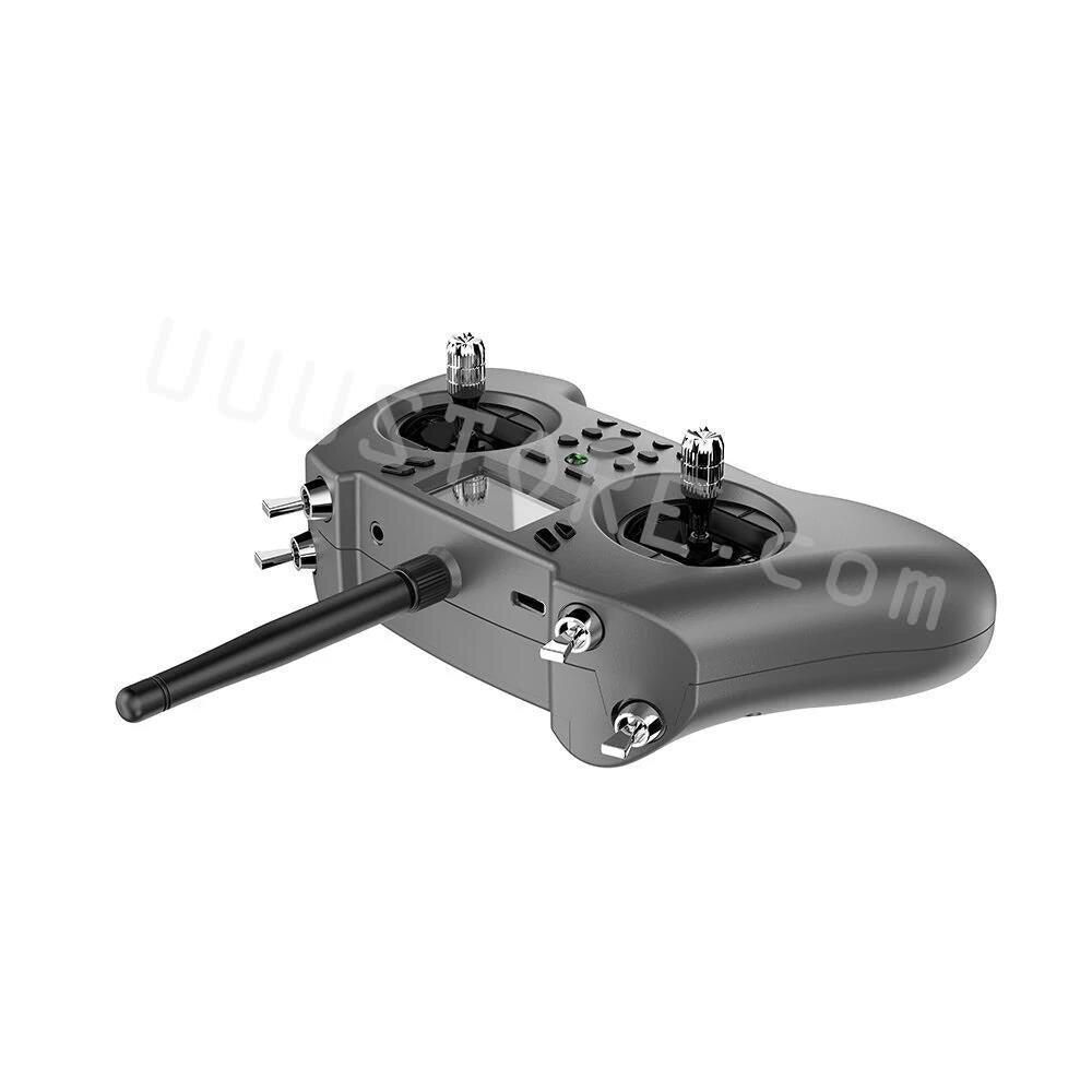 Front view of the Jumper T-Lite Series radio transmitter highlighting its controls and display.